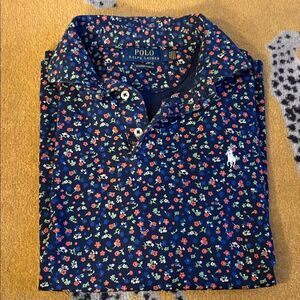 POLO Ralph Lauren Floral Slim Fit Polo Shirt Medium